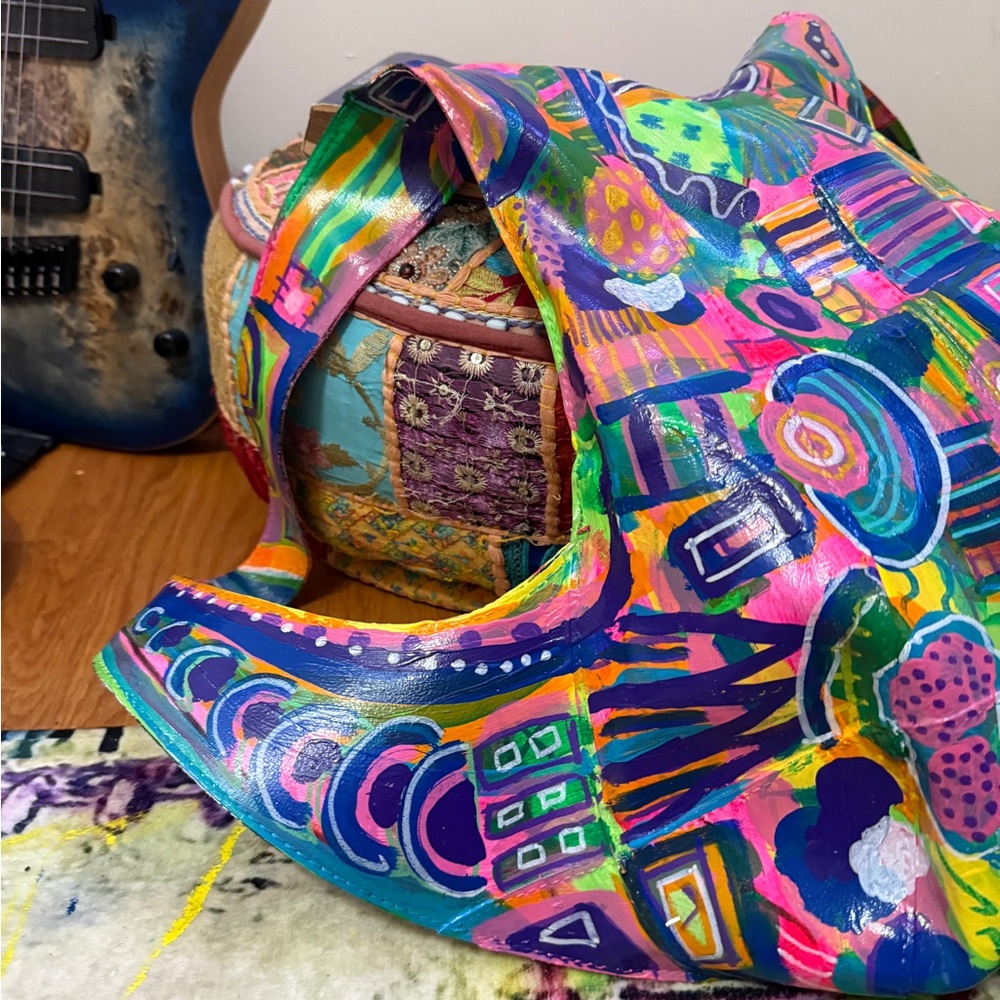 Colorful Abstract Backpack - Picture 3 of 10